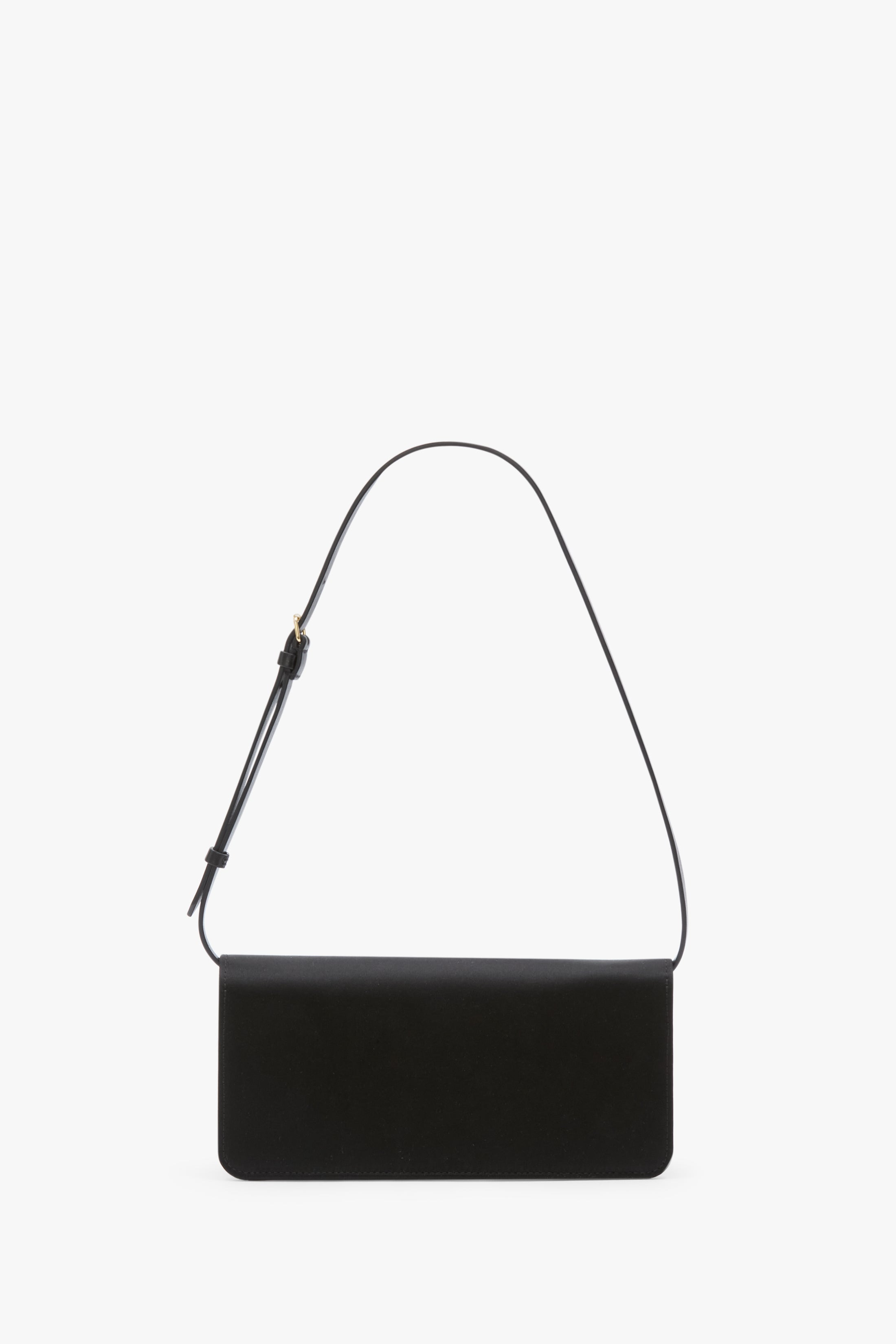 202 Clutch Bag In Black Smooth Leather - 4