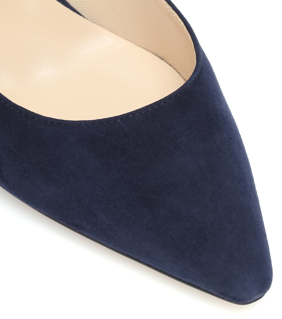 Romy 85 suede pumps - 6