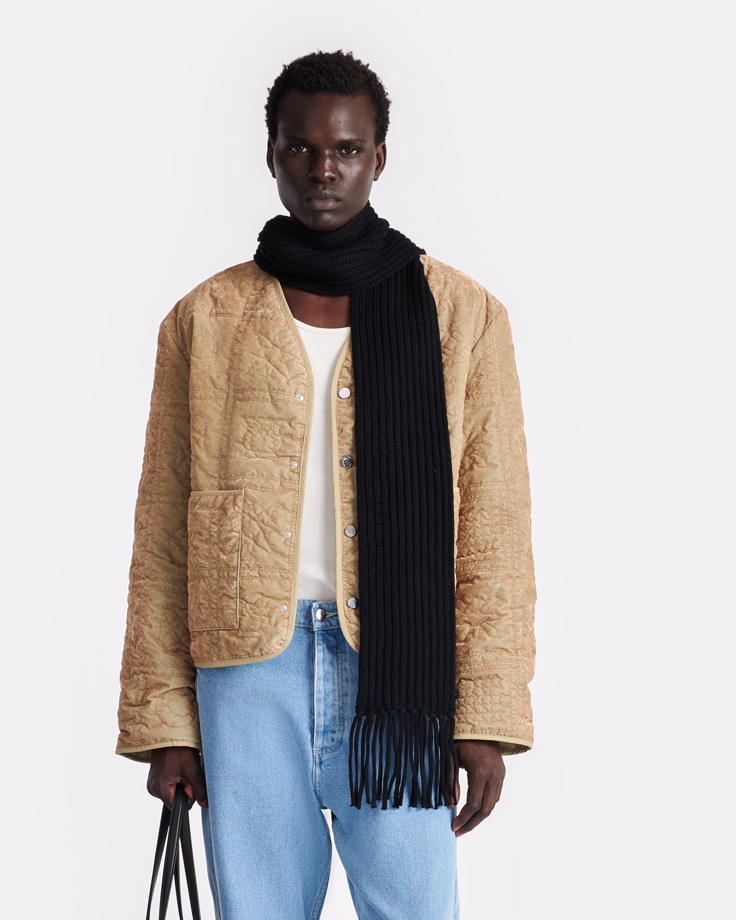 Quilted Tech-Velvet Jacket - 3
