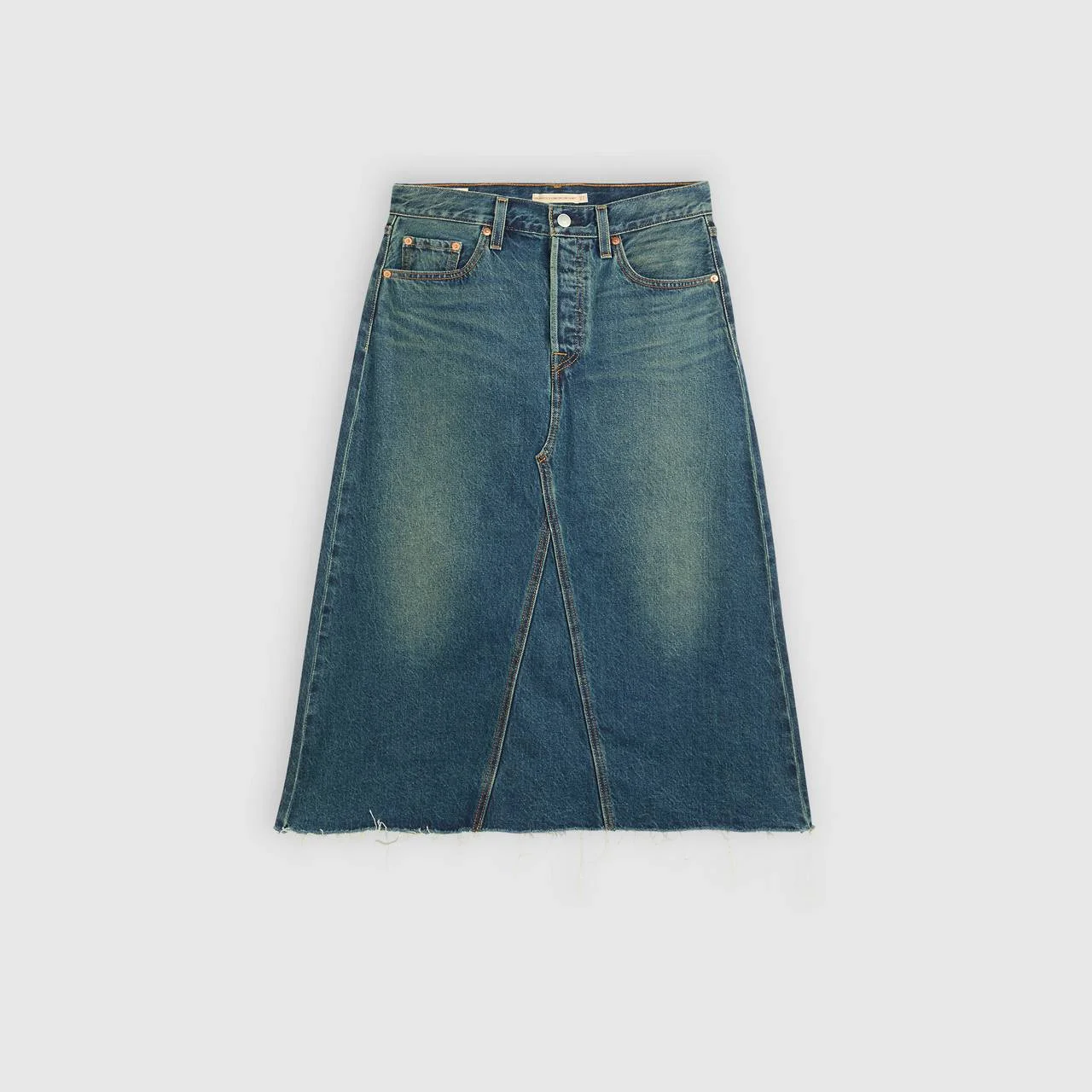 HIGH-RISE A-LINE DECON SKIRT - 1