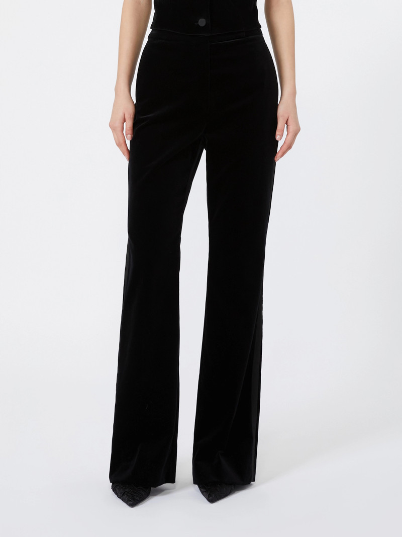 OSCURI Velvet Tuxedo trousers - BLACK 3