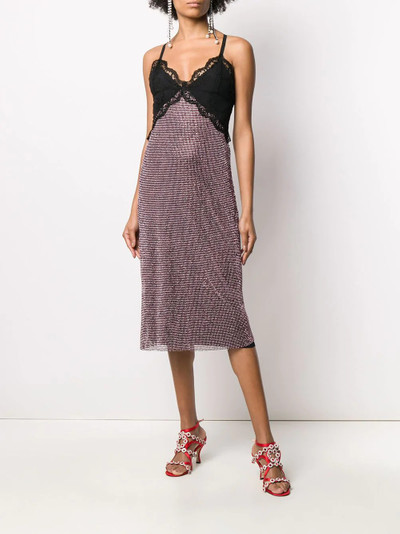 Christopher Kane crystal mesh midi dress outlook