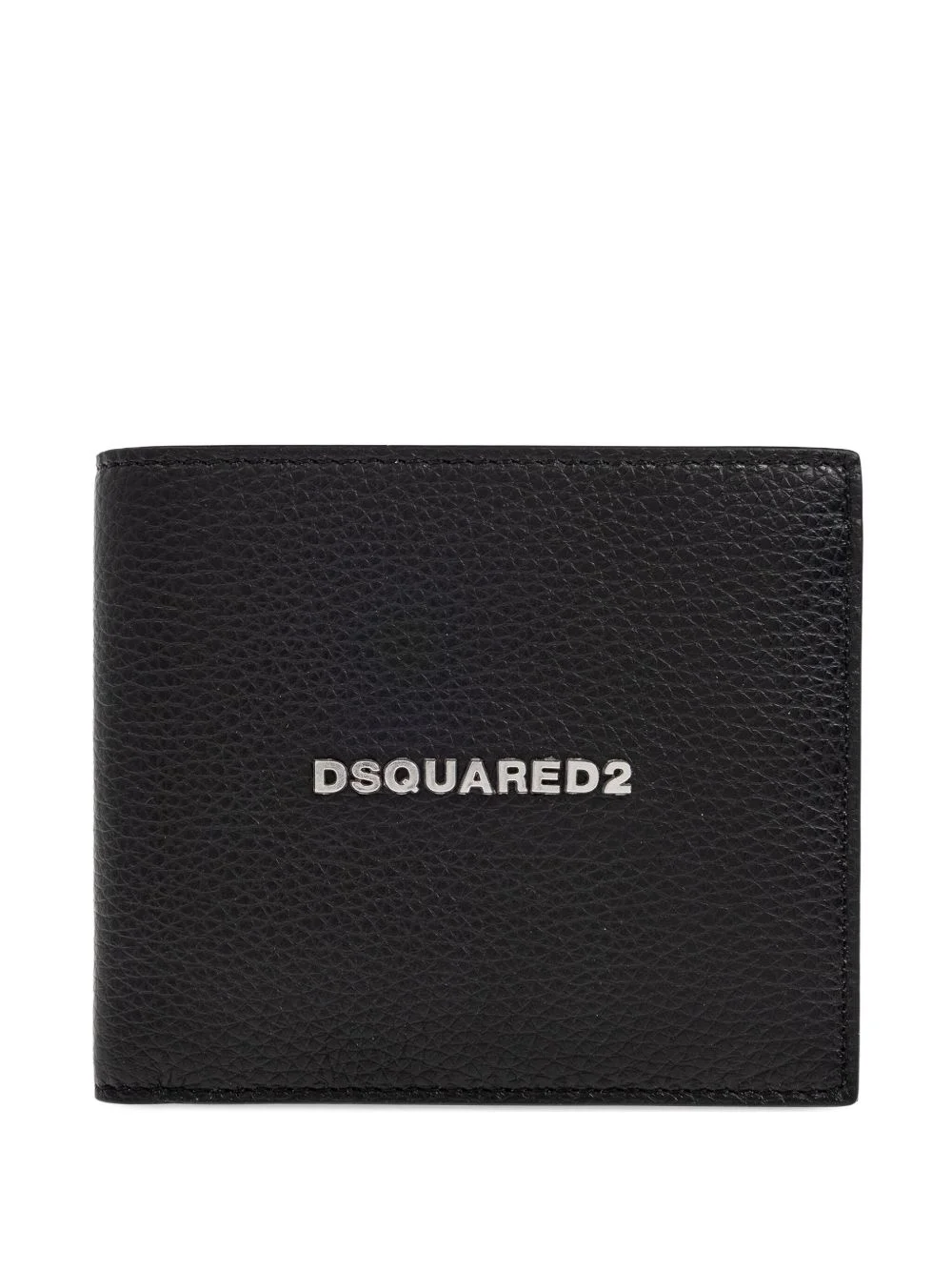 logo-plaque leather wallet - 1