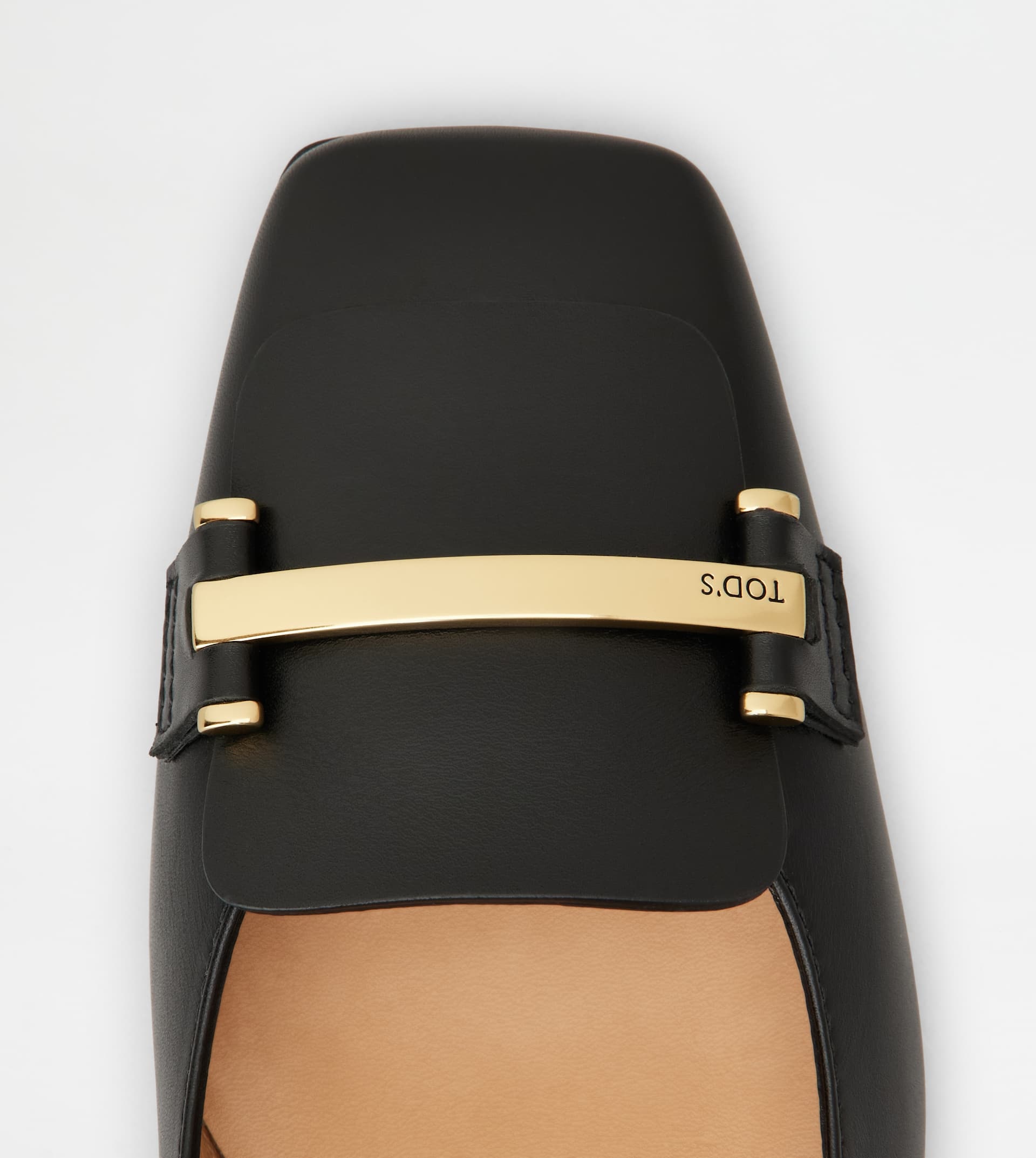 PUMPS IN LEATHER - BLACK - 4
