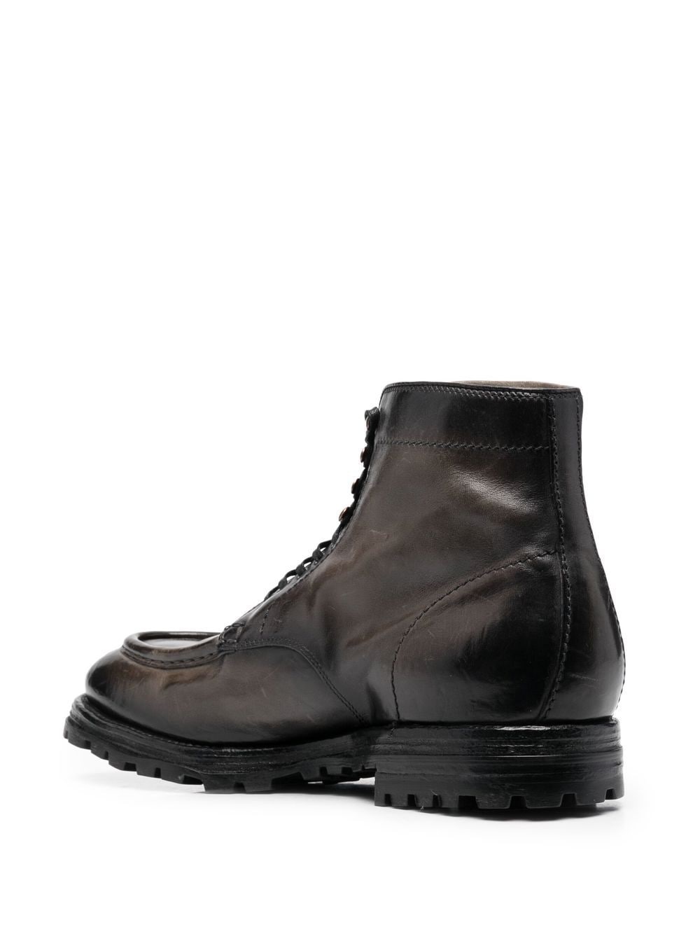 lace-up leather boots - 2