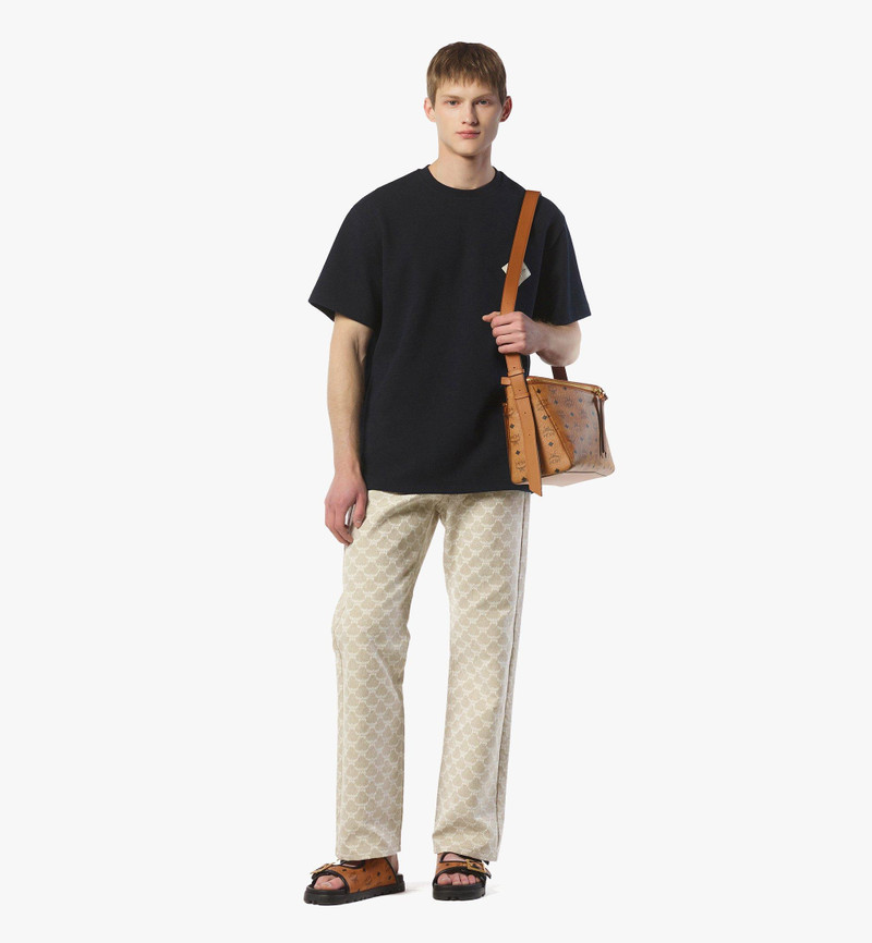 MCM Diamant 3D Shoulder Bag in Visetos Leather Mix outlook