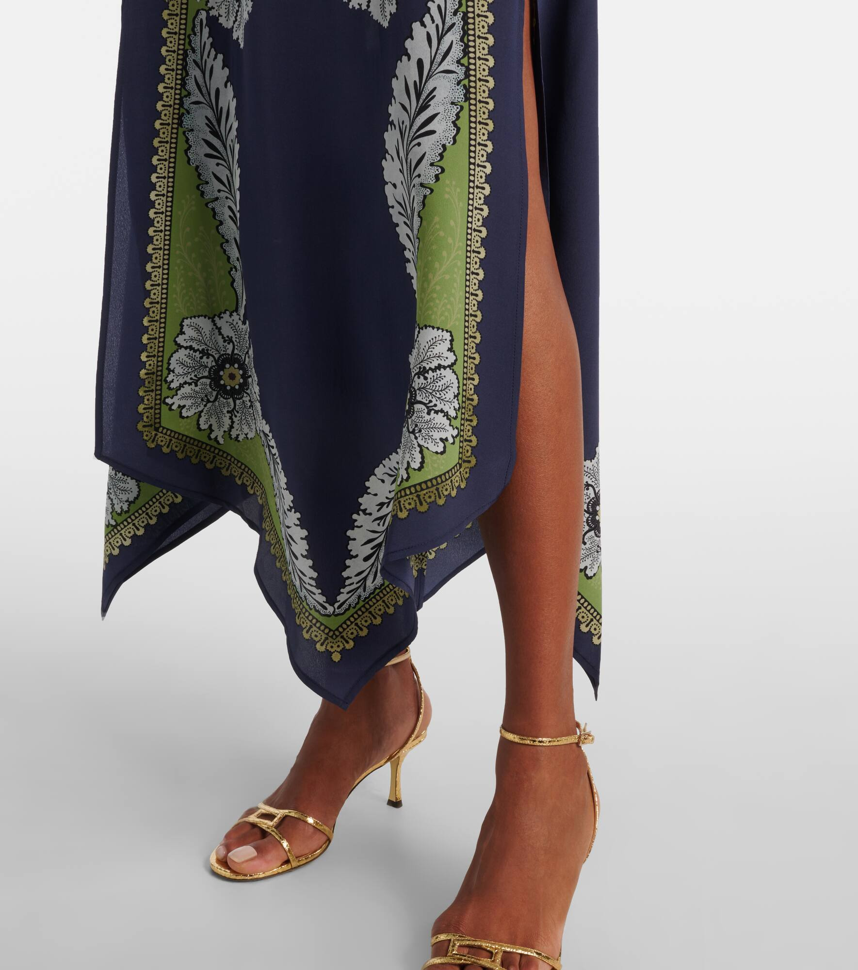 Cherie printed silk maxi dress - 5