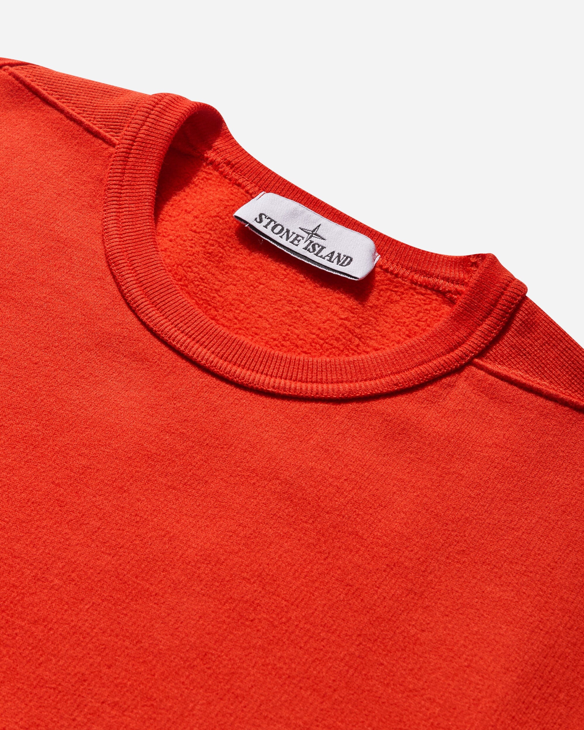 Men's Garment Dyed Crewneck Sweatshirt Scarlet Red - 3