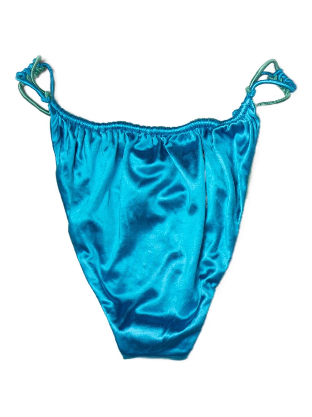 Swinger two-tone satin bikini bottom - 2