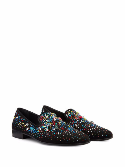 Giuseppe Zanotti Lewis Special crystal-embellished loafers outlook