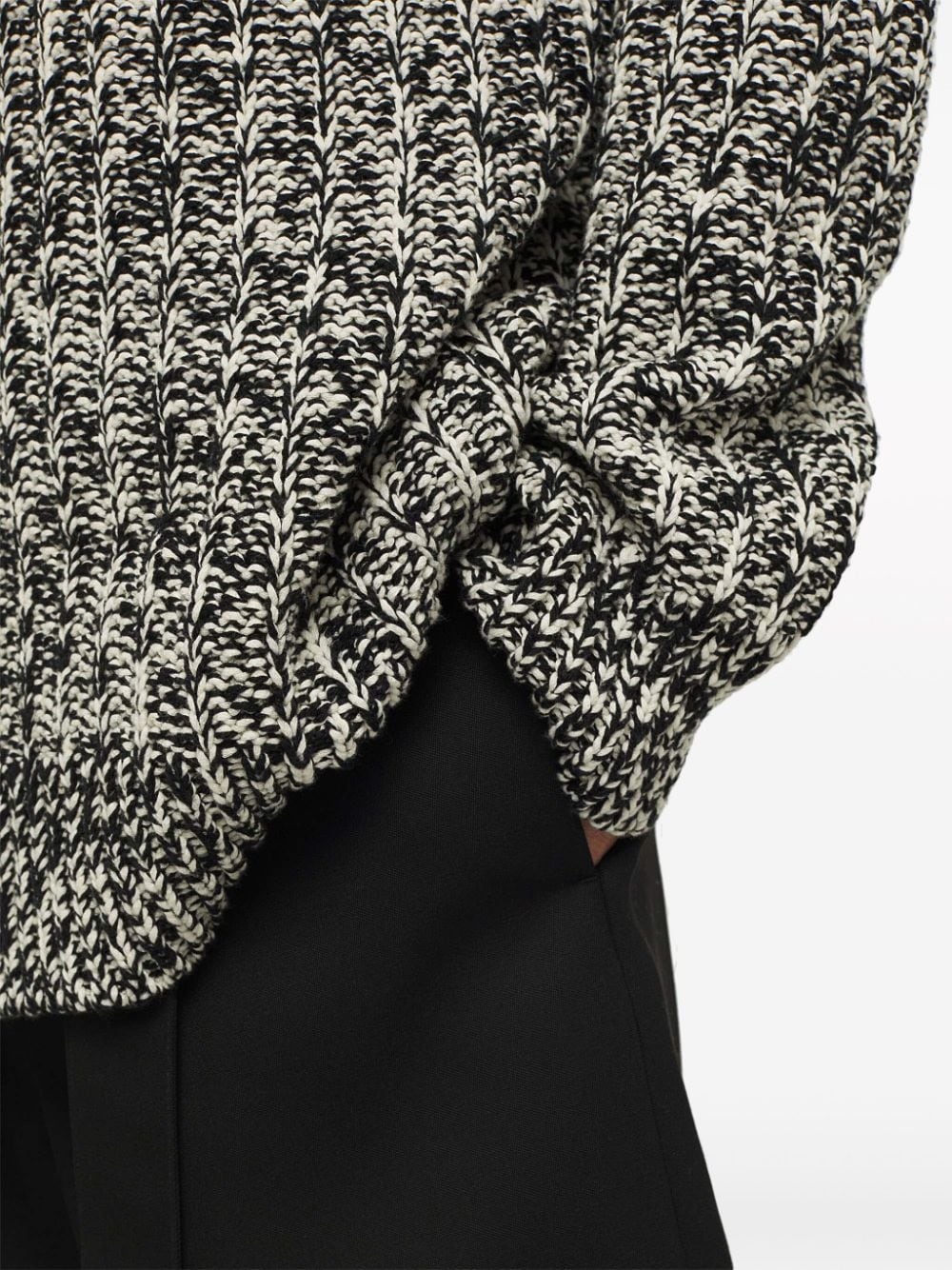 jacquard wool blend jumper - 5
