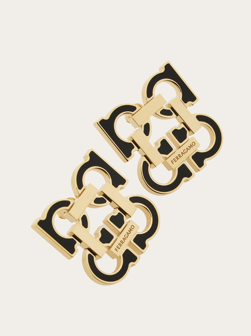 FERRAGAMO Four Gancini clip on earrings outlook