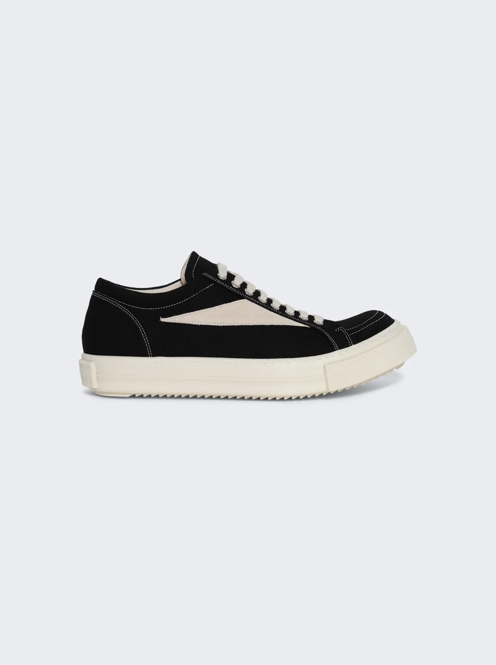 Temple Vintage Denim Sneakers Black And Milk - 1