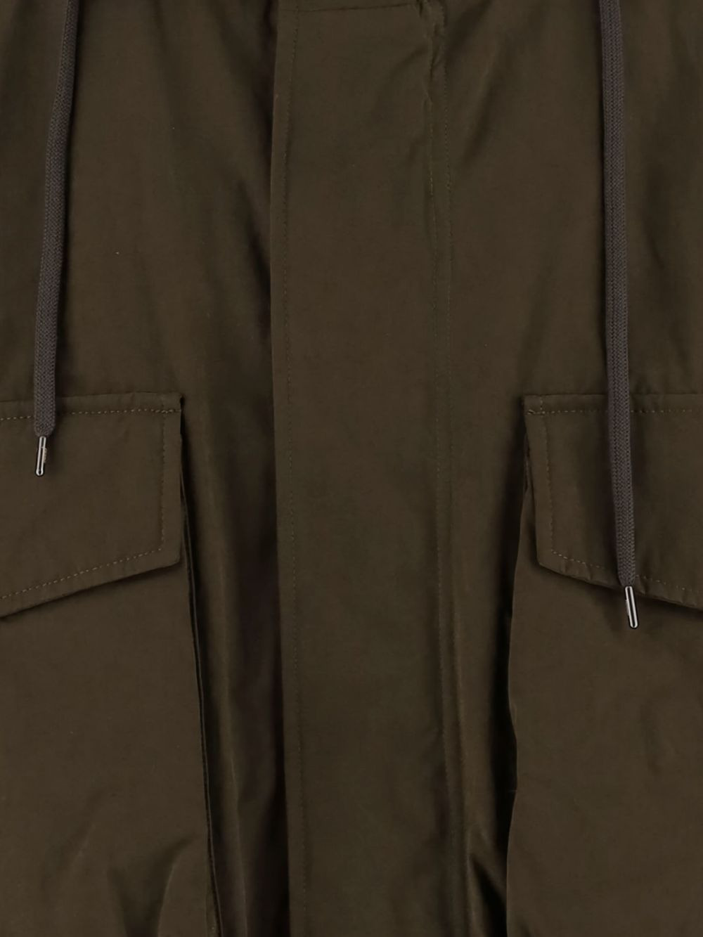 drawstring hood parka - 3