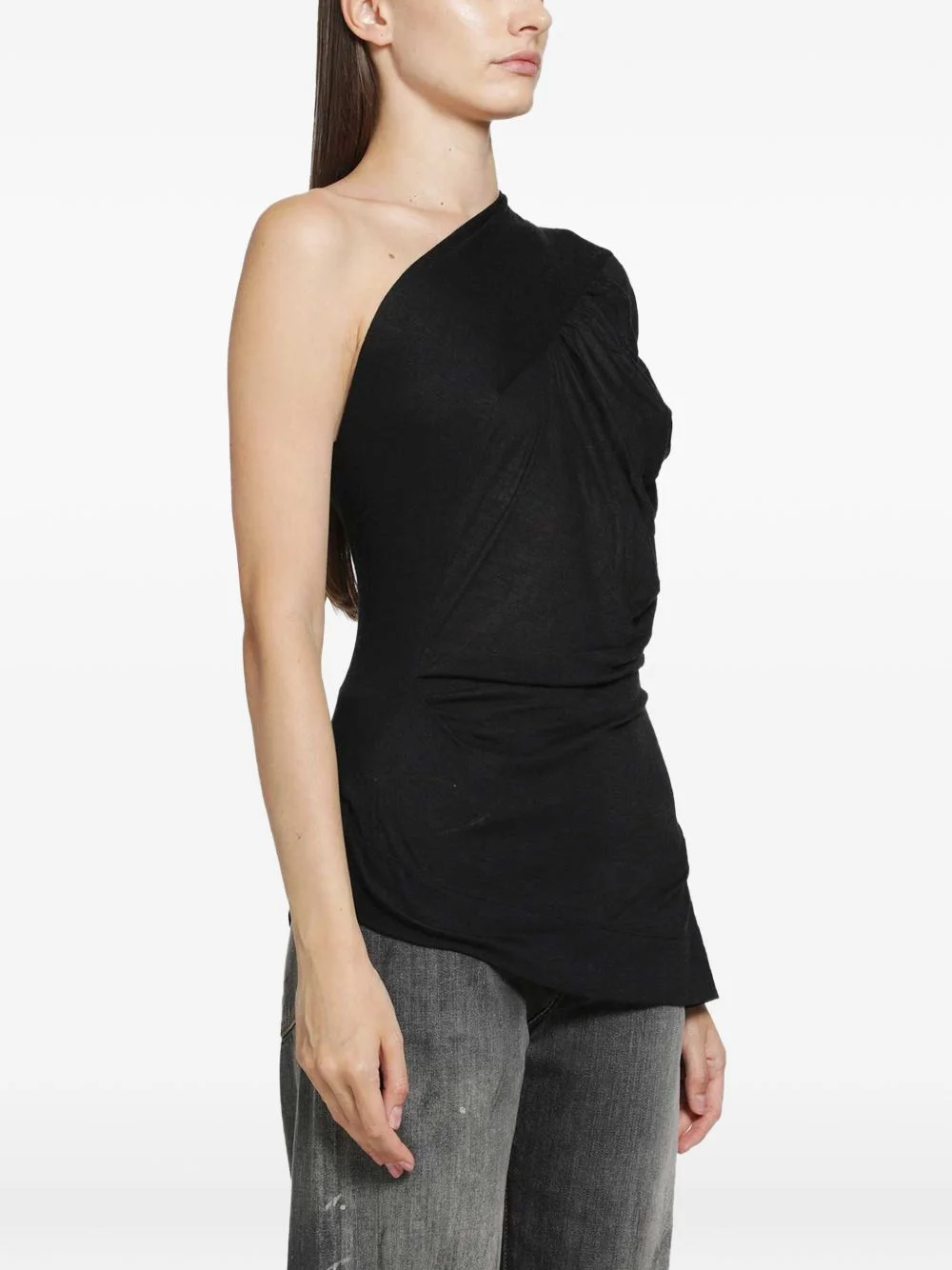 Andalouse asymmetric draped top - 1