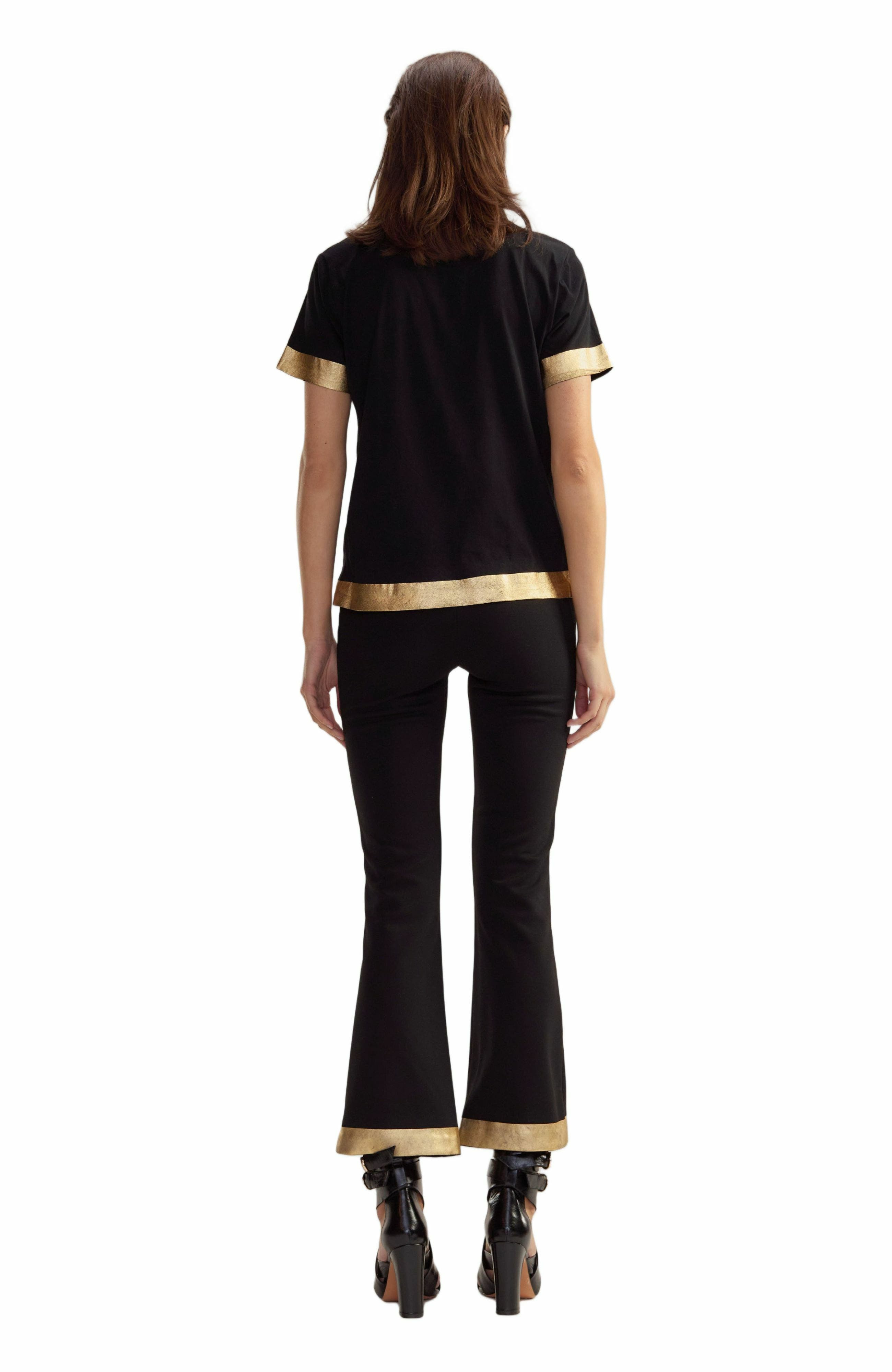 Cynthia Rowley Athena Cropped Pants in Black at Nordstrom - 2