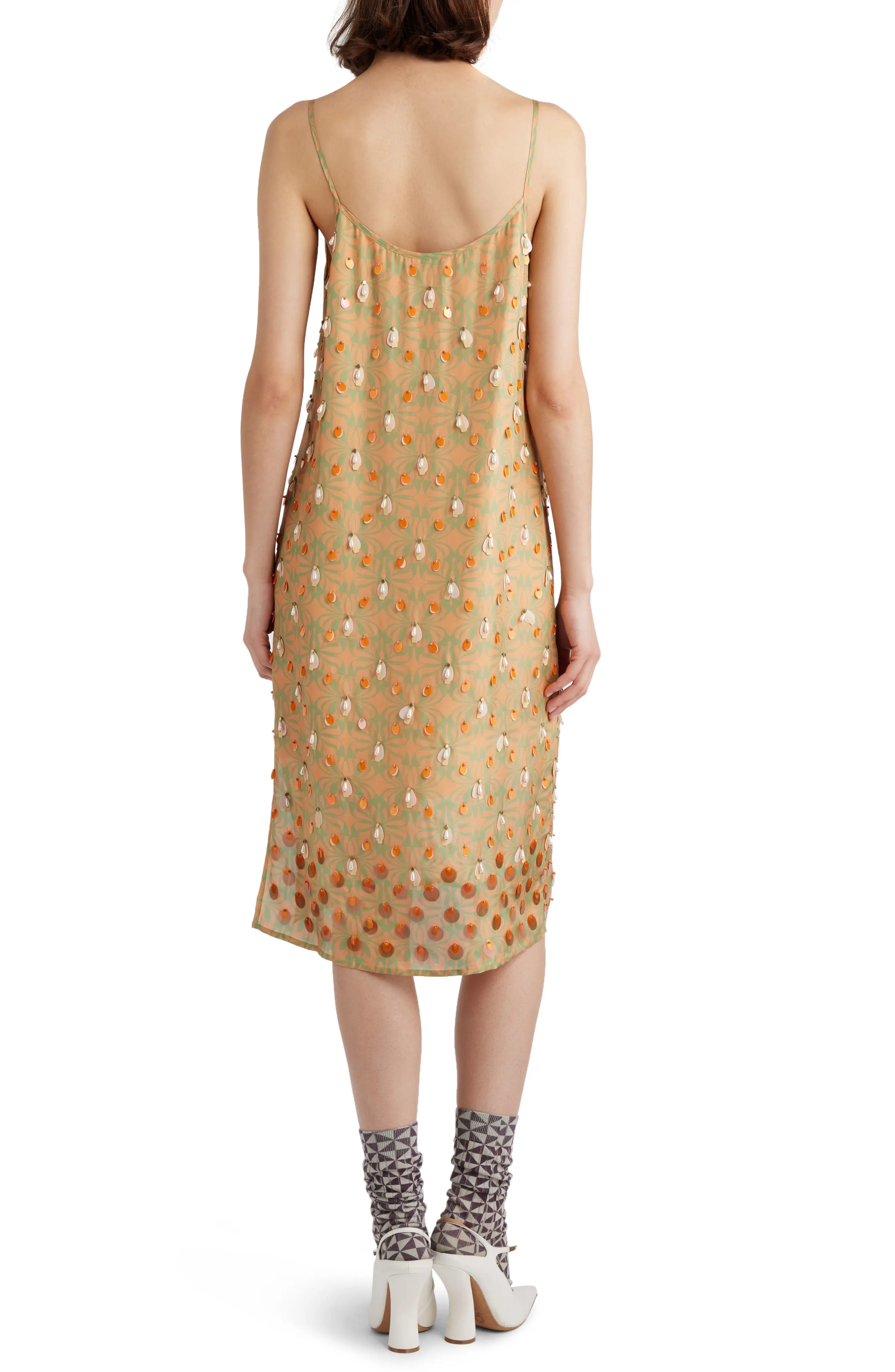 Embellished Silk Slipdress - 2
