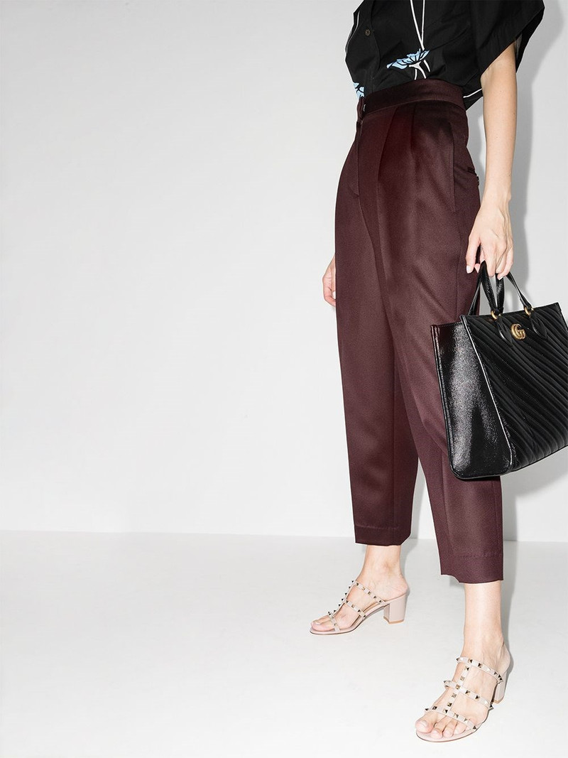 Valentino Rockstud leather sandals outlook