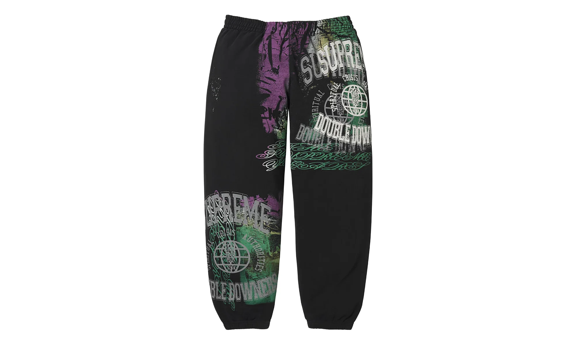 Overprint Sweatpant "SS26 - Black" SU28057 - 1