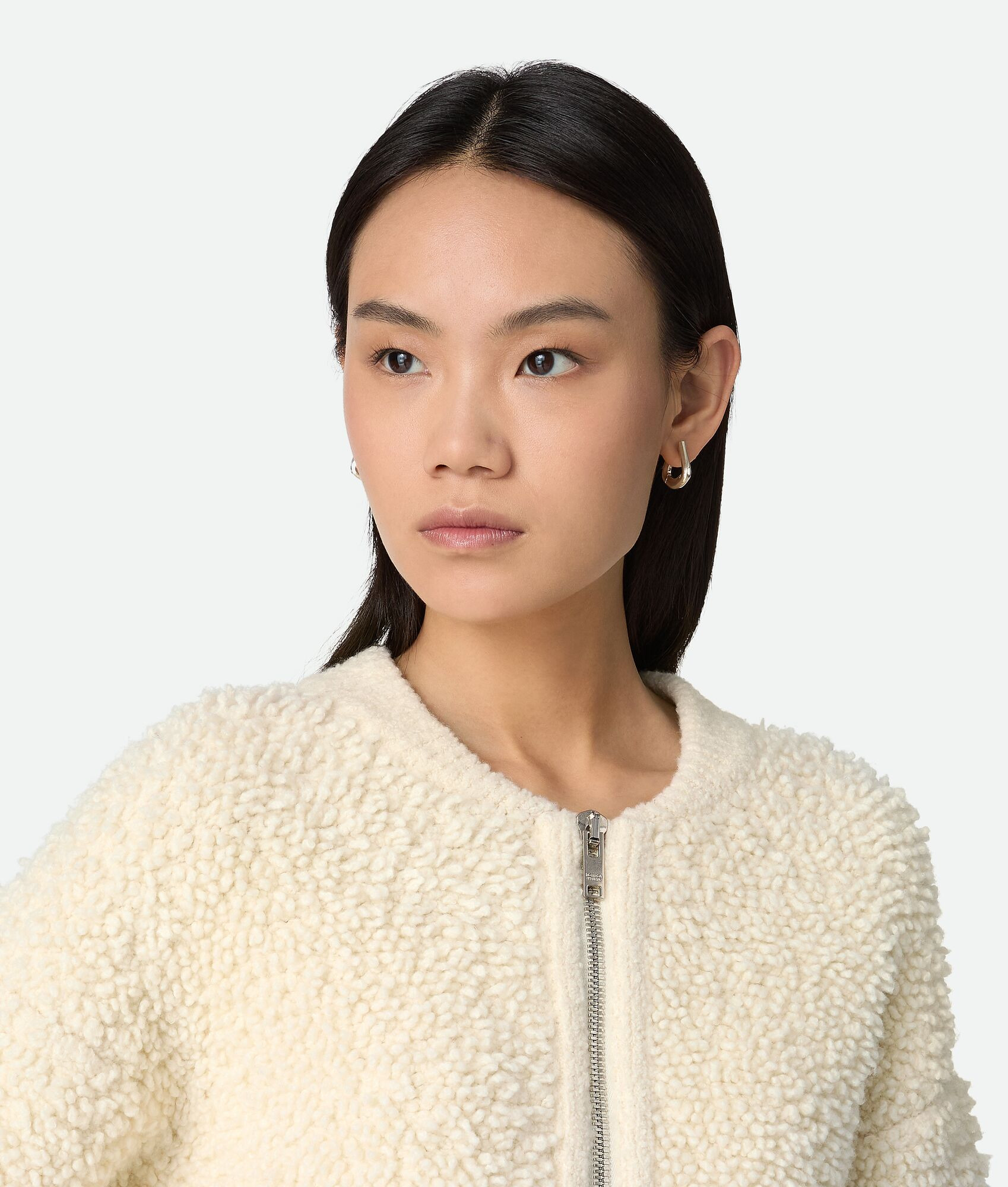 Wool Loop And Rib Cardigan - 4