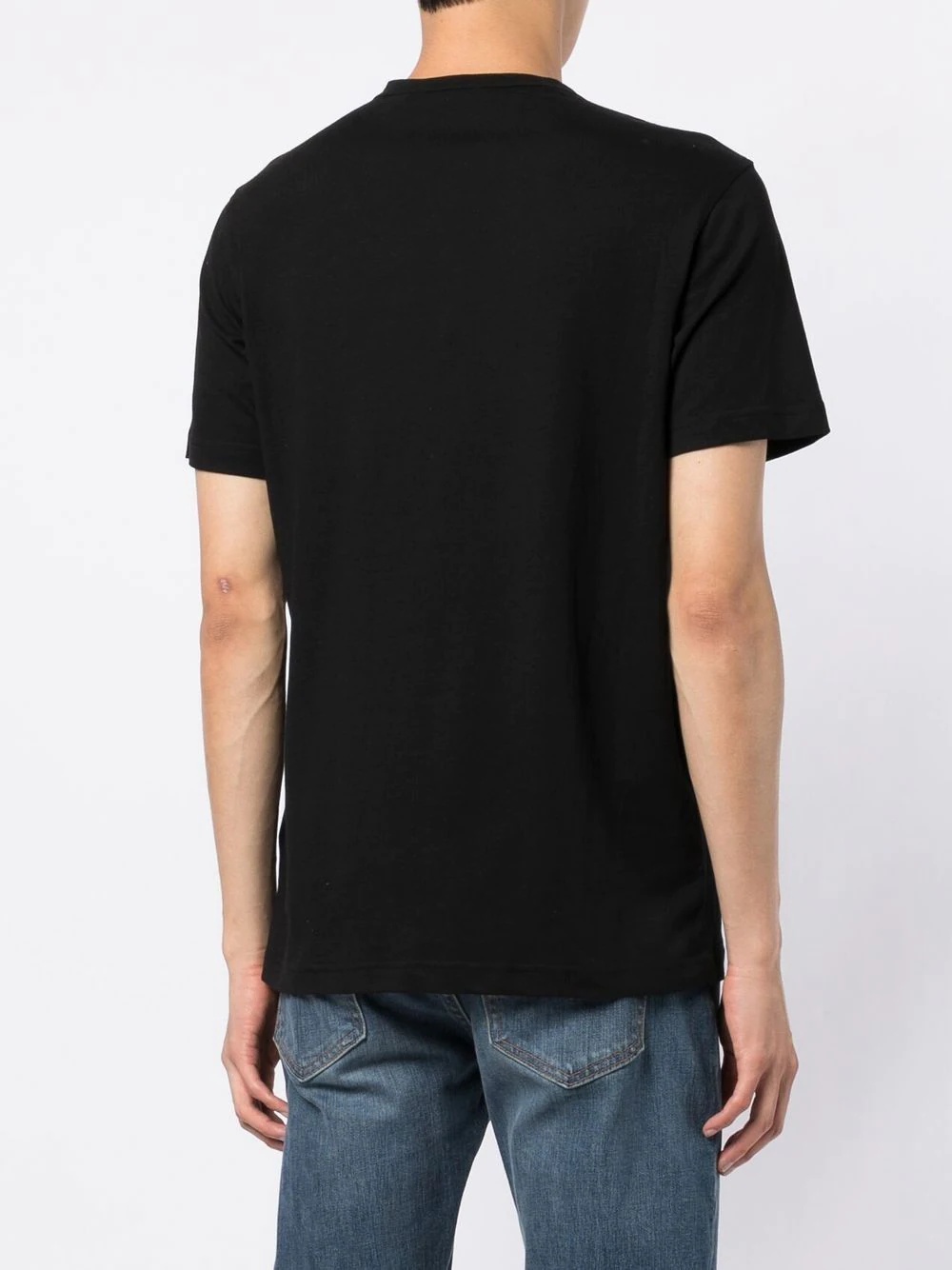logo-patch crew neck T-shirt - 4