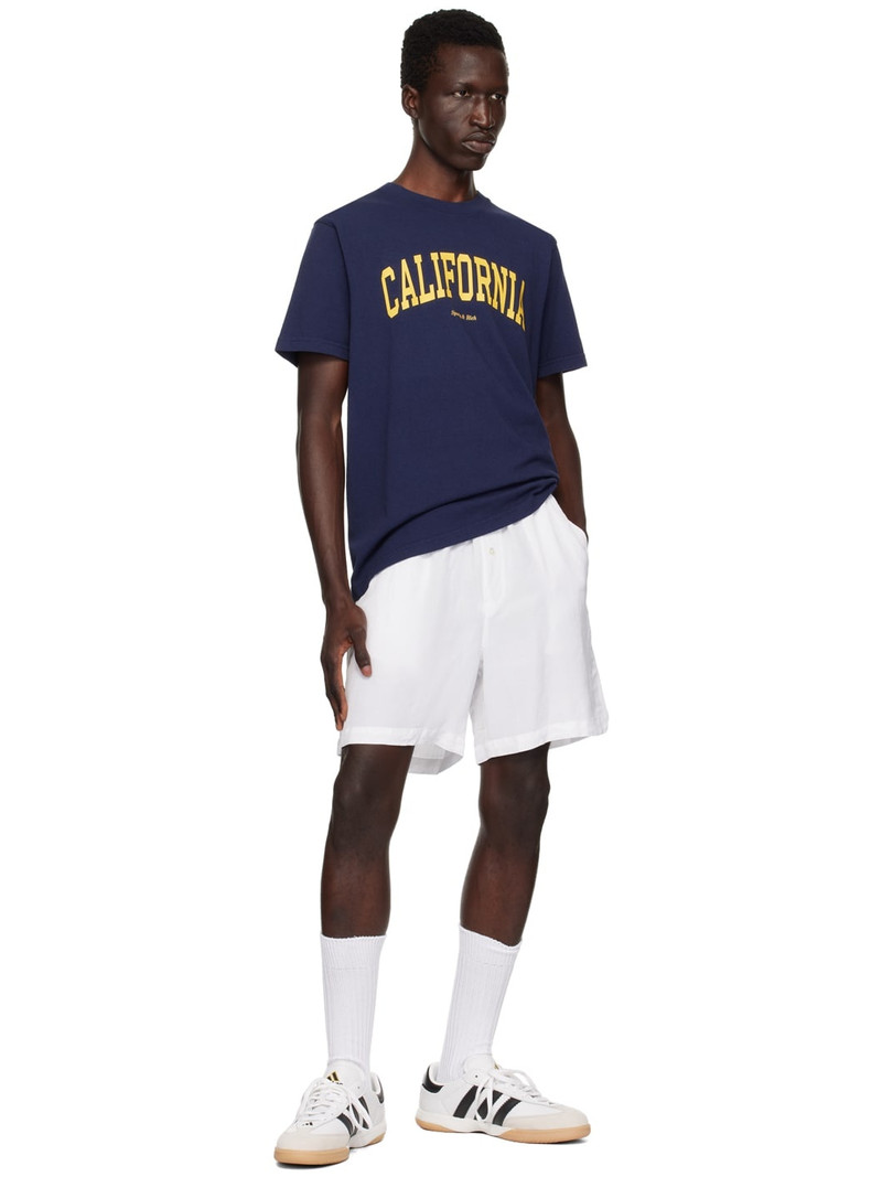 Sporty & Rich Navy 'California' T-Shirt outlook
