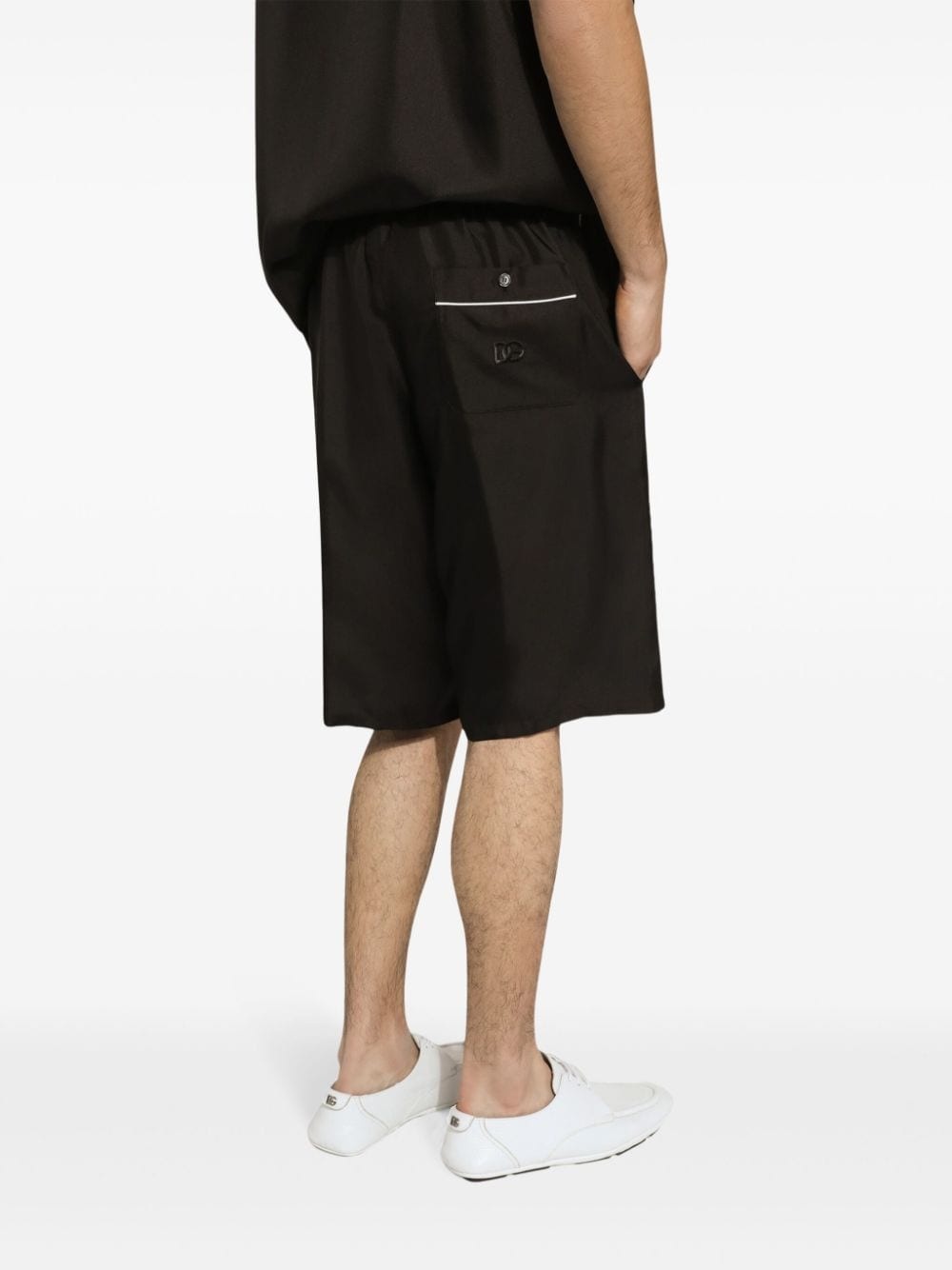 silk bermuda shorts - 5