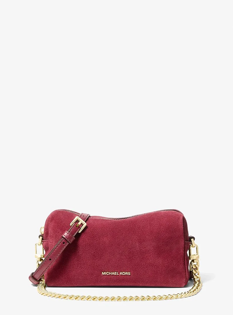 Bryant Small Suede Convertible Crossbody Bag - 1