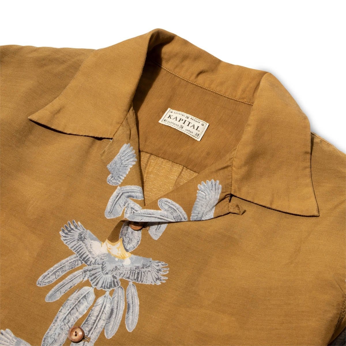 SILK RAYON EAGLE JEWEL ALOHA SHIRT - 3