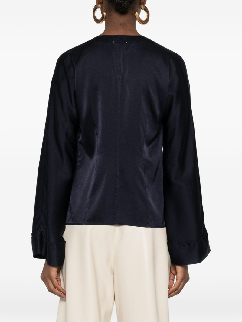 tassel V-neck top 4