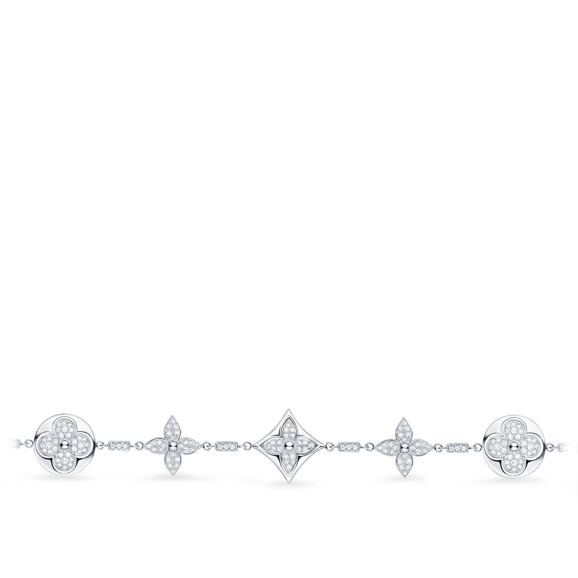 DIAMOND BLOSSOM BRACELET, WHITE GOLD AND DIAMONDS - 1