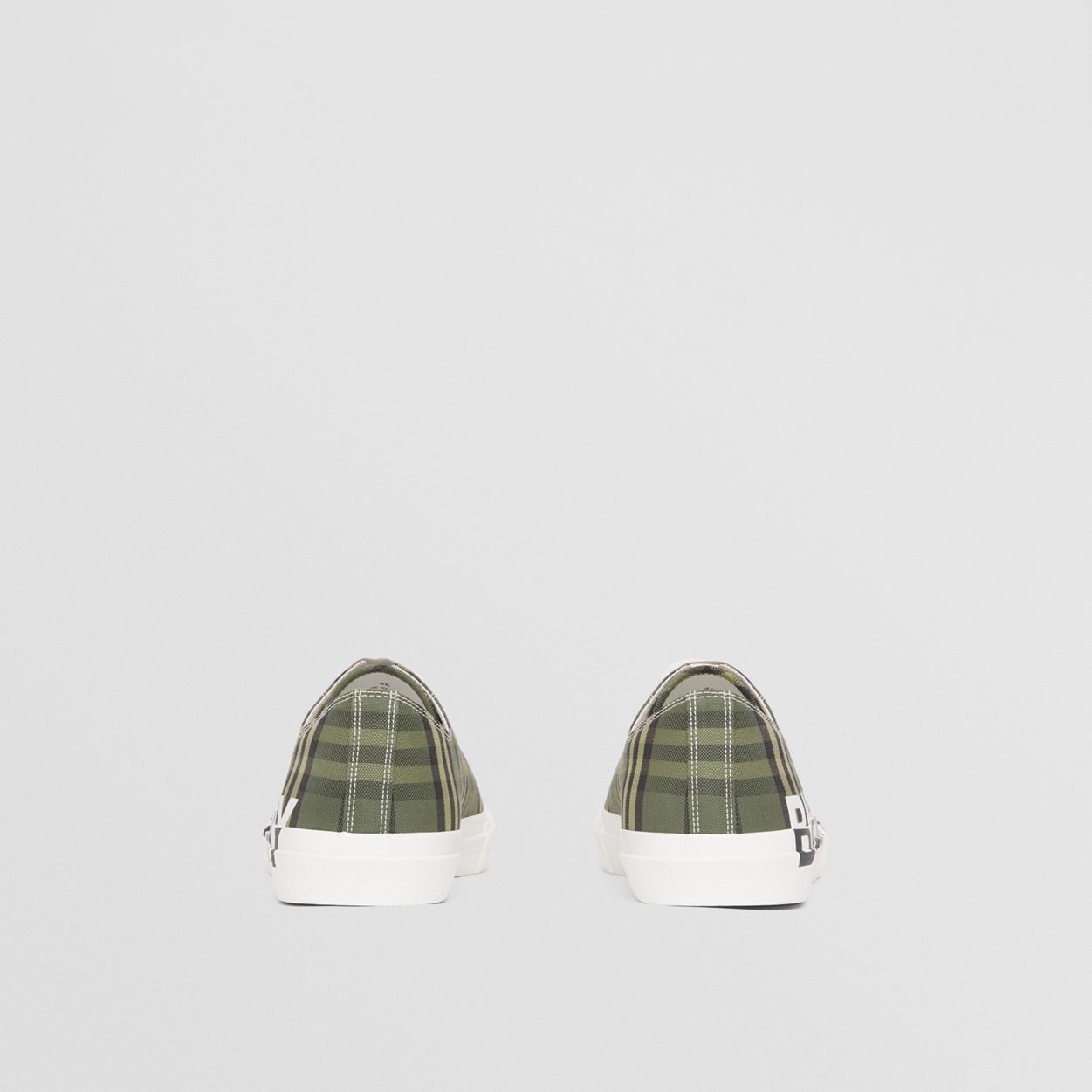 Logo Print Check Cotton Sneakers – Online Exclusive - 6