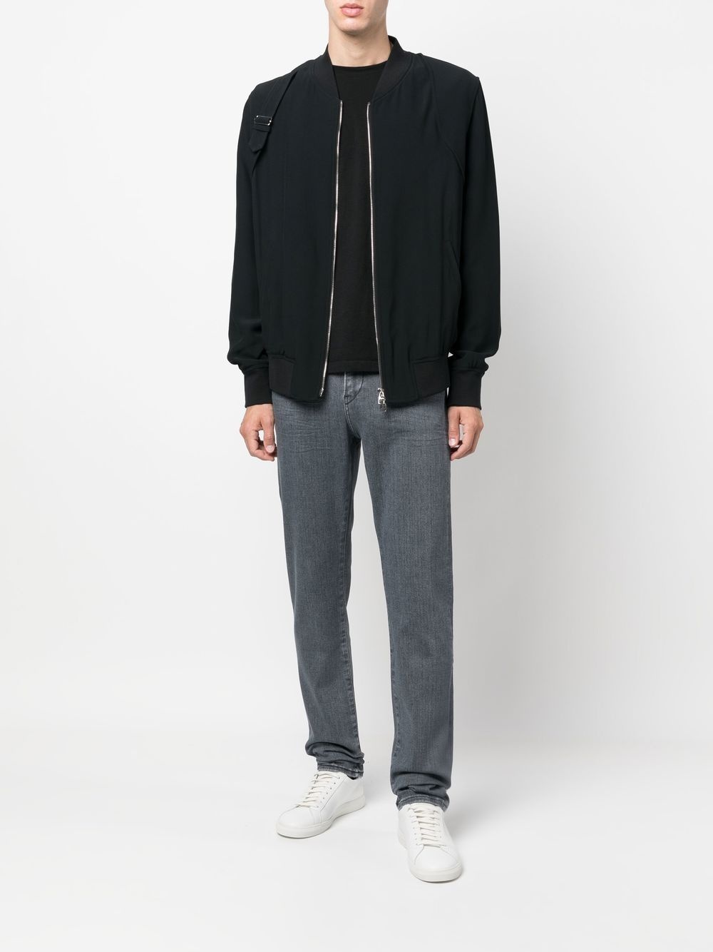 skinny-cut denim jeans - 2