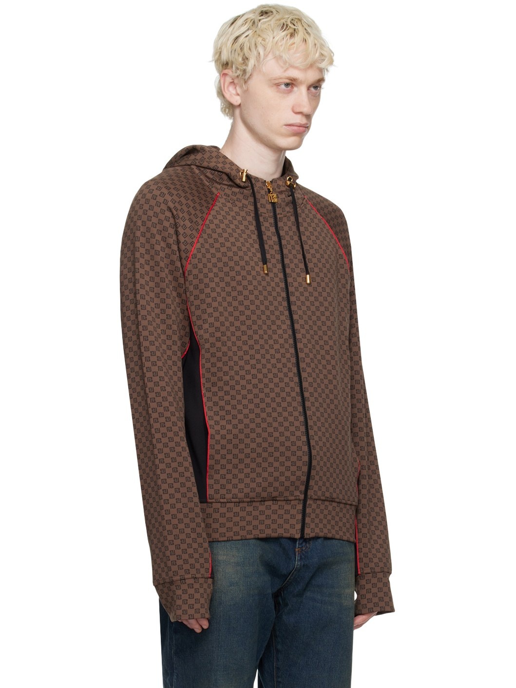 Brown Mini Monogram Track Jacket - 2