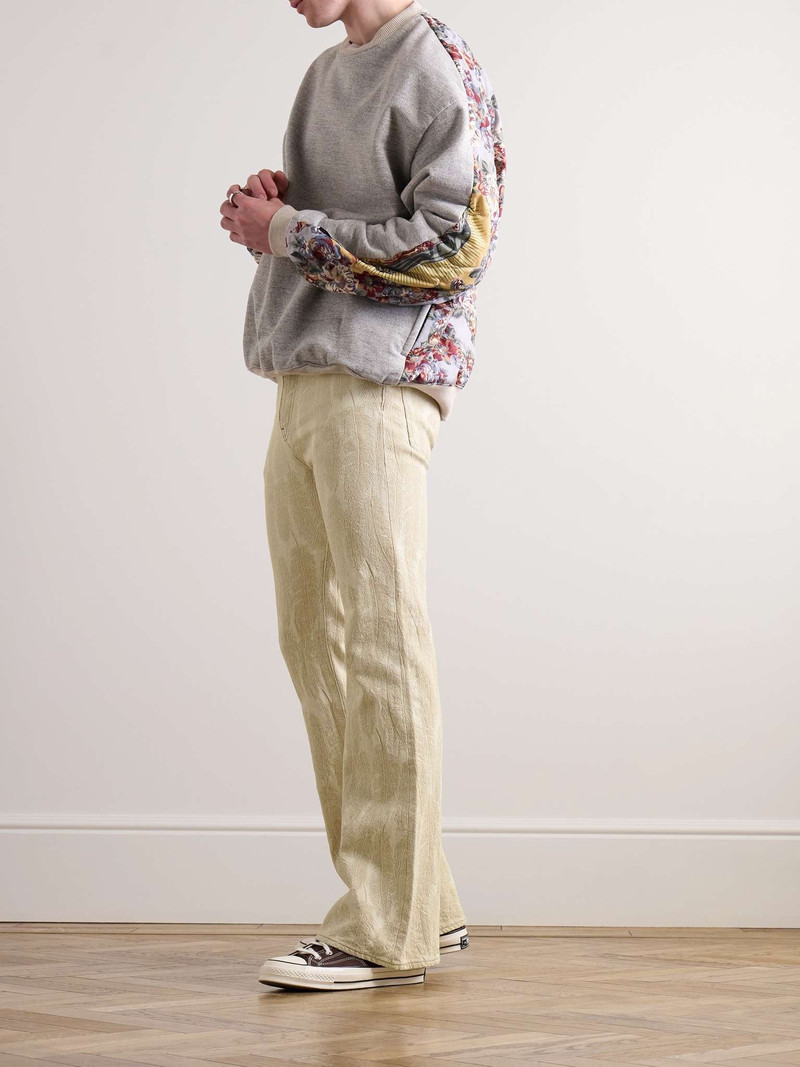 Kapital Magpie Slim-Fit Bootcut Jacquard Jeans outlook