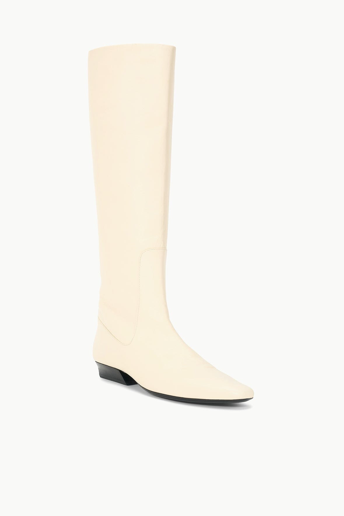 STAUD WALLY FLAT BOOT CREAM - 2