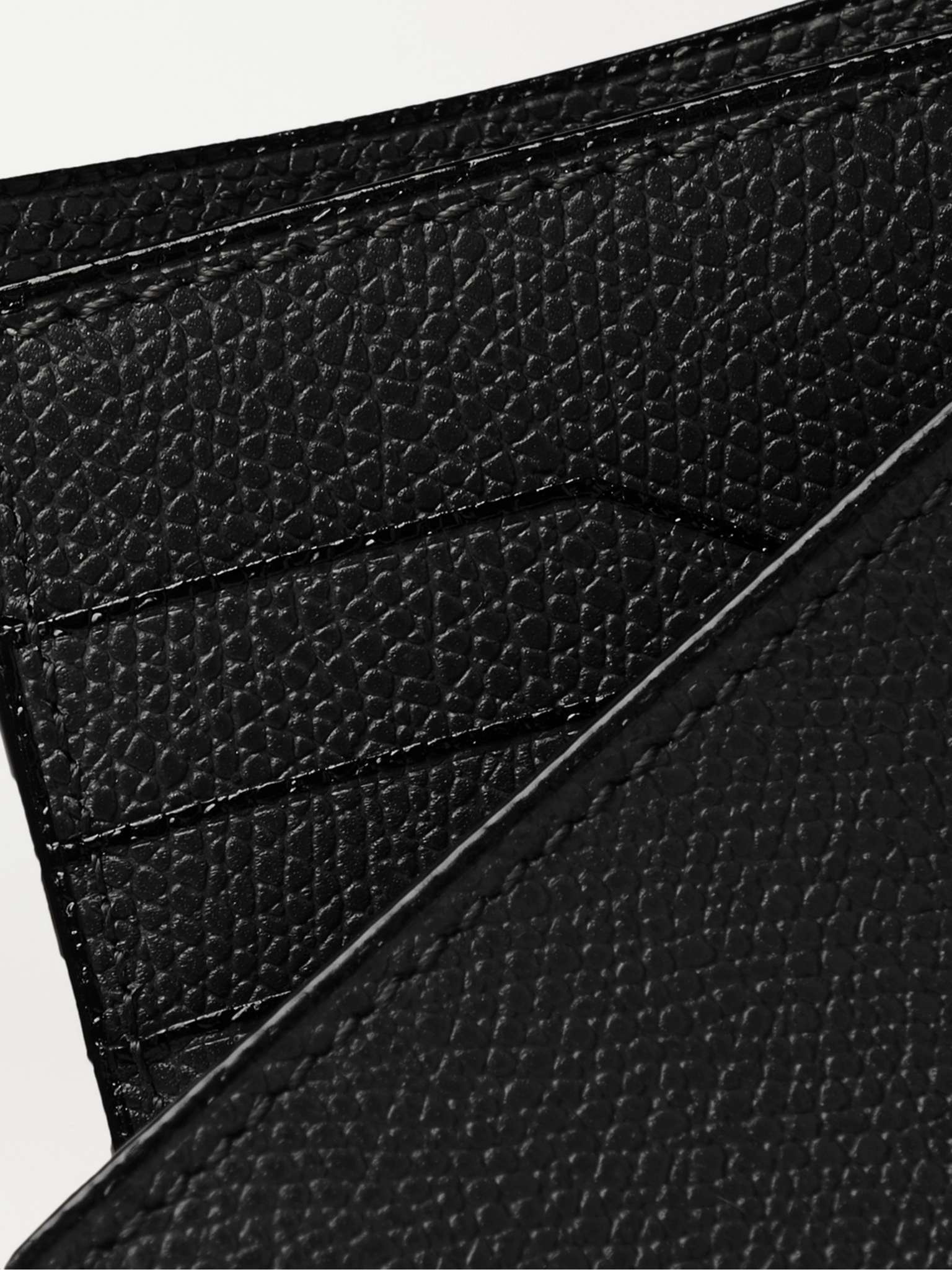 Pebble-Grain Leather Billfold Wallet - 7