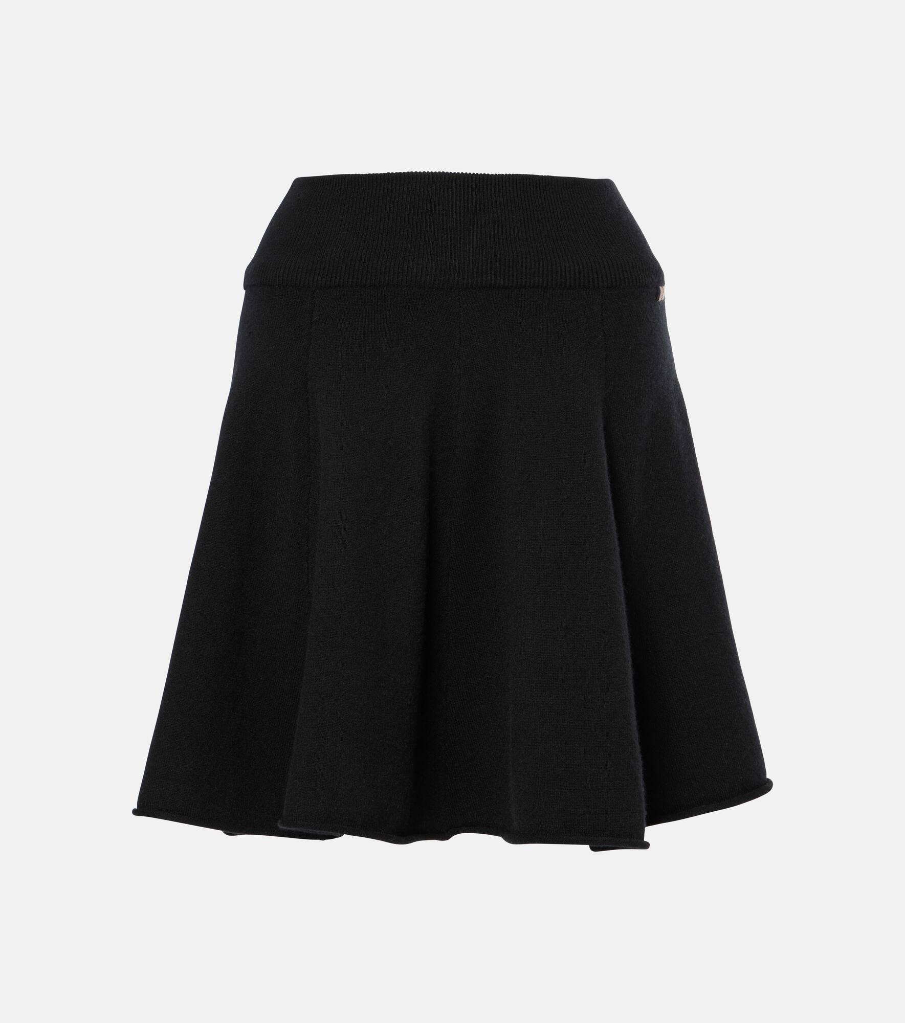 N°379 Girl cashmere-blend miniskirt - 1