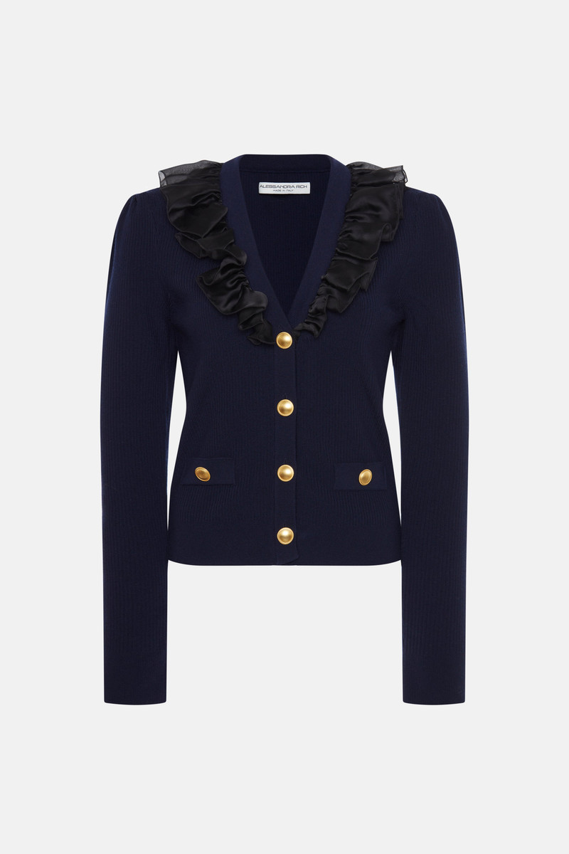 CARDIGAN WITH RUCHES 1