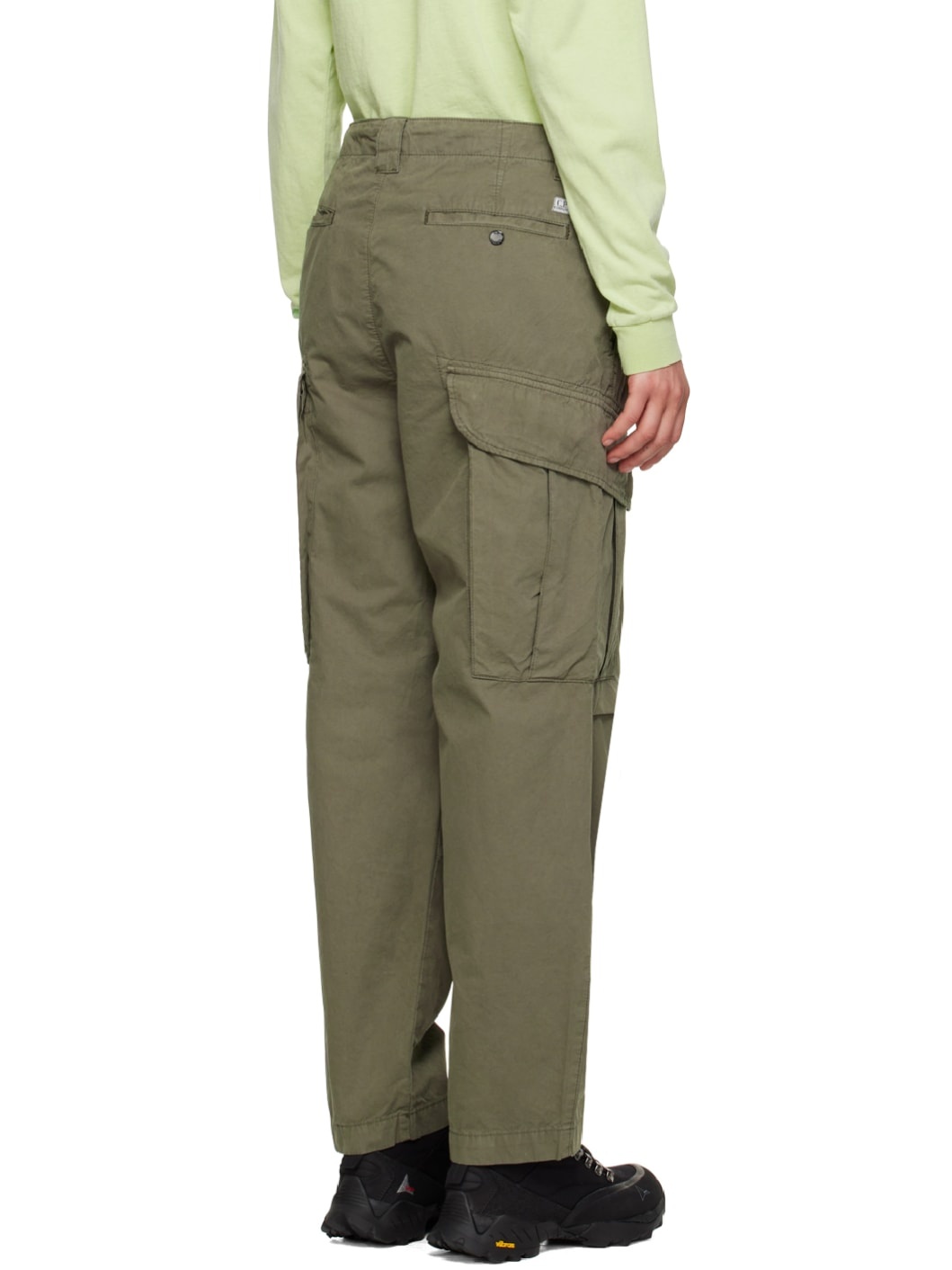 Gray Patch Pocket Trousers - 3