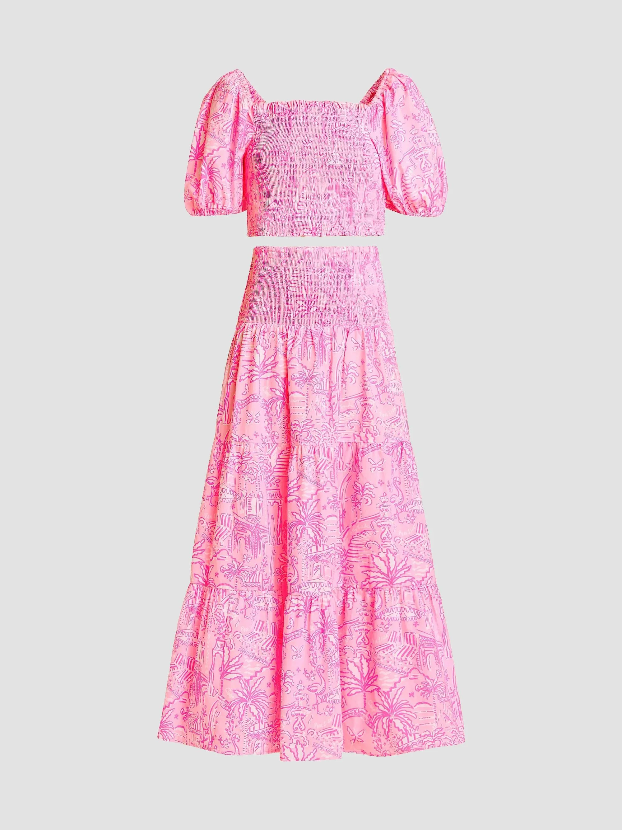 Women's Aston Top & Skirt Set - Conch Shell Pink - 1