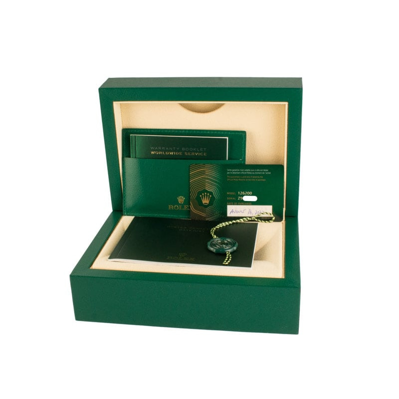 Rolex Datejust 36 126200 Green Palm Motif Dial - 4
