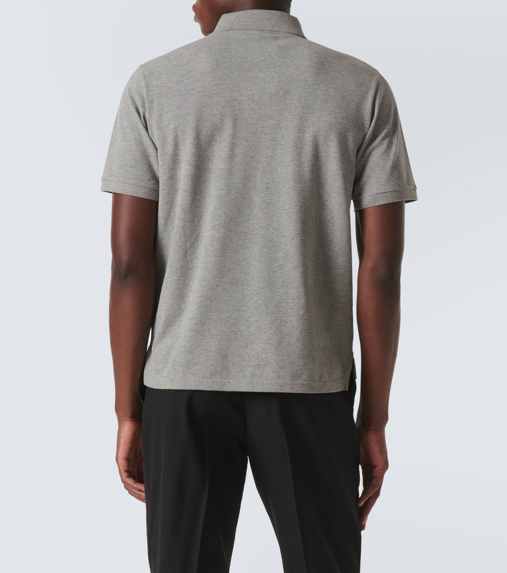 Cassandre cotton-blend piqué T-shirt - 4