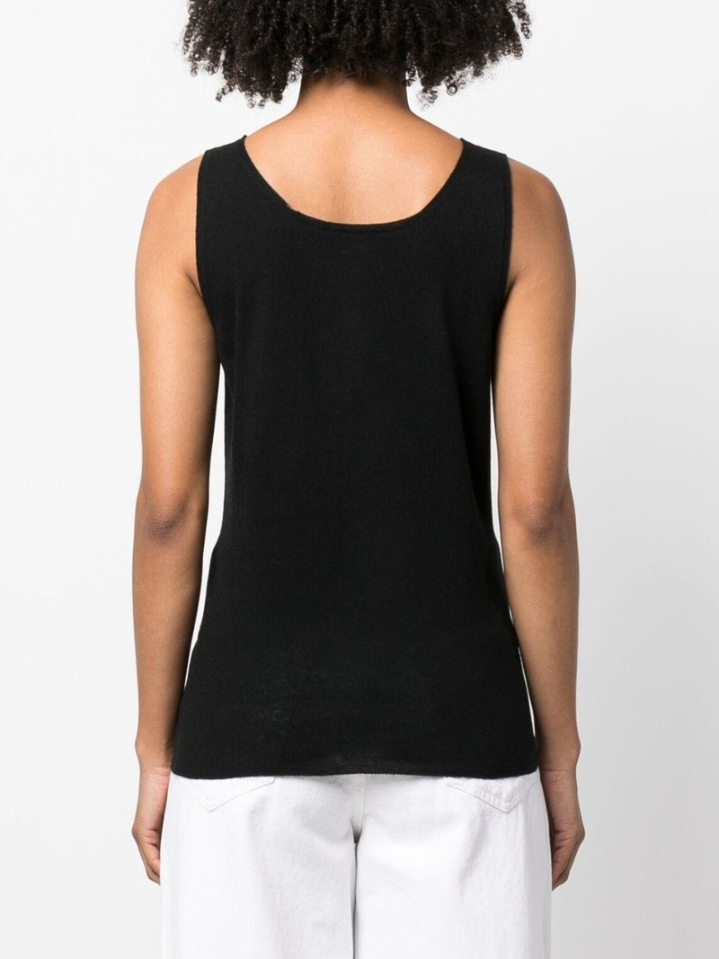 scoop-neck knitted tank top 4