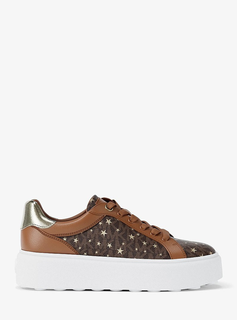 Romey Printed Signature Logo Sneaker 1