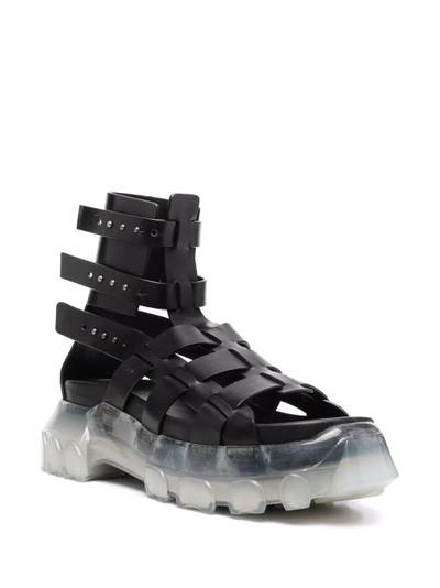 Rick Owens ankle-length Tractor sandals outlook
