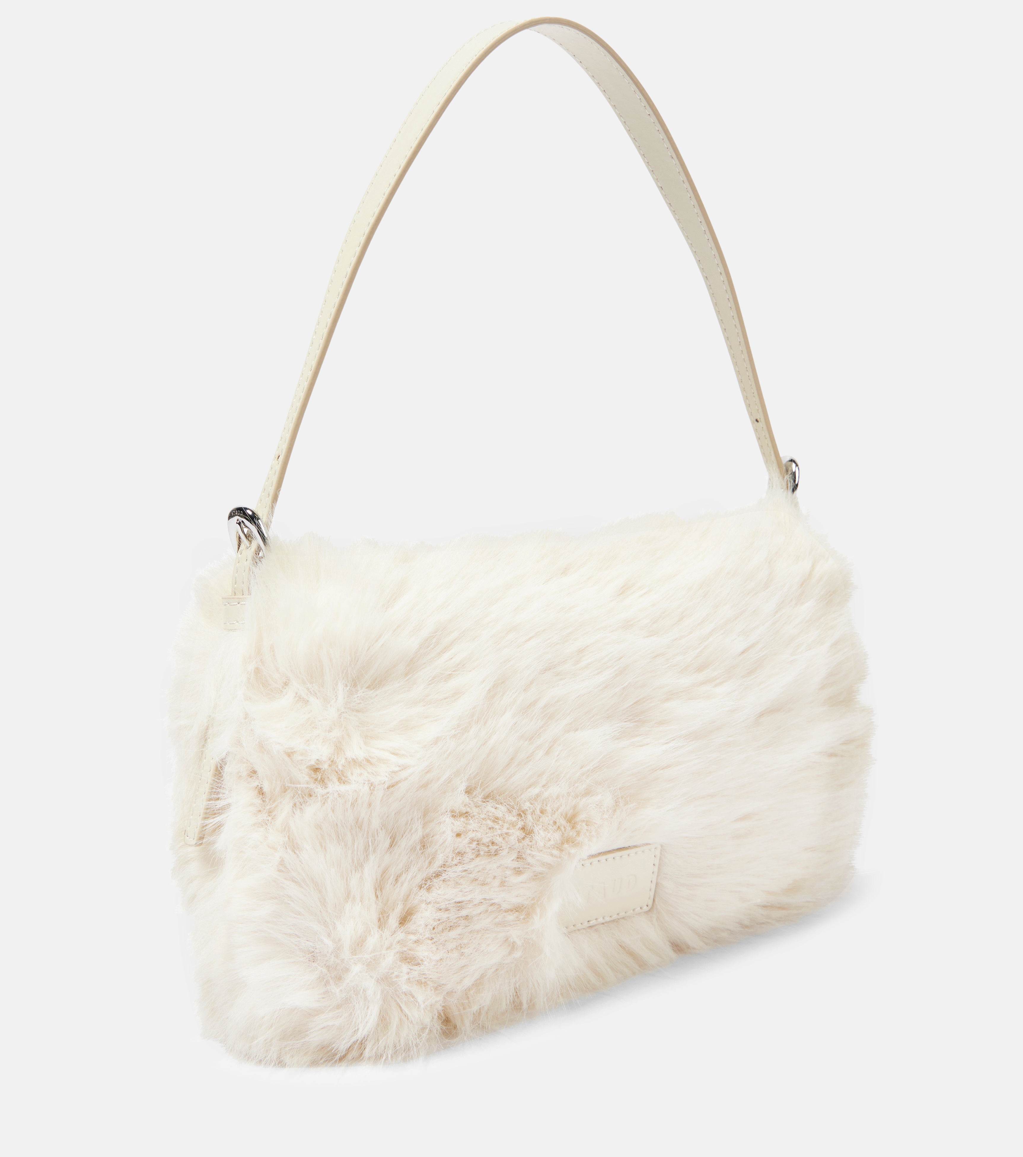 Harlow faux fur shoulder bag - 4