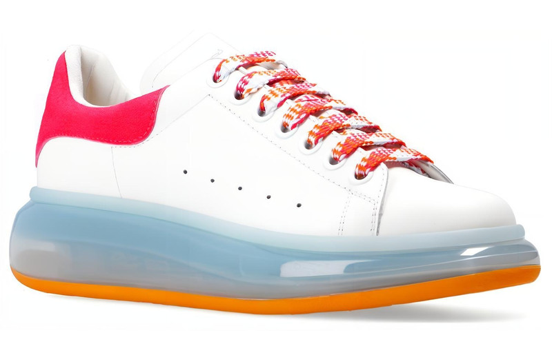 Alexander McQueen (WMNS) Alexander McQueen Oversized Sneakers 'Blue Pink White' 611698WHXMA9478 outlook