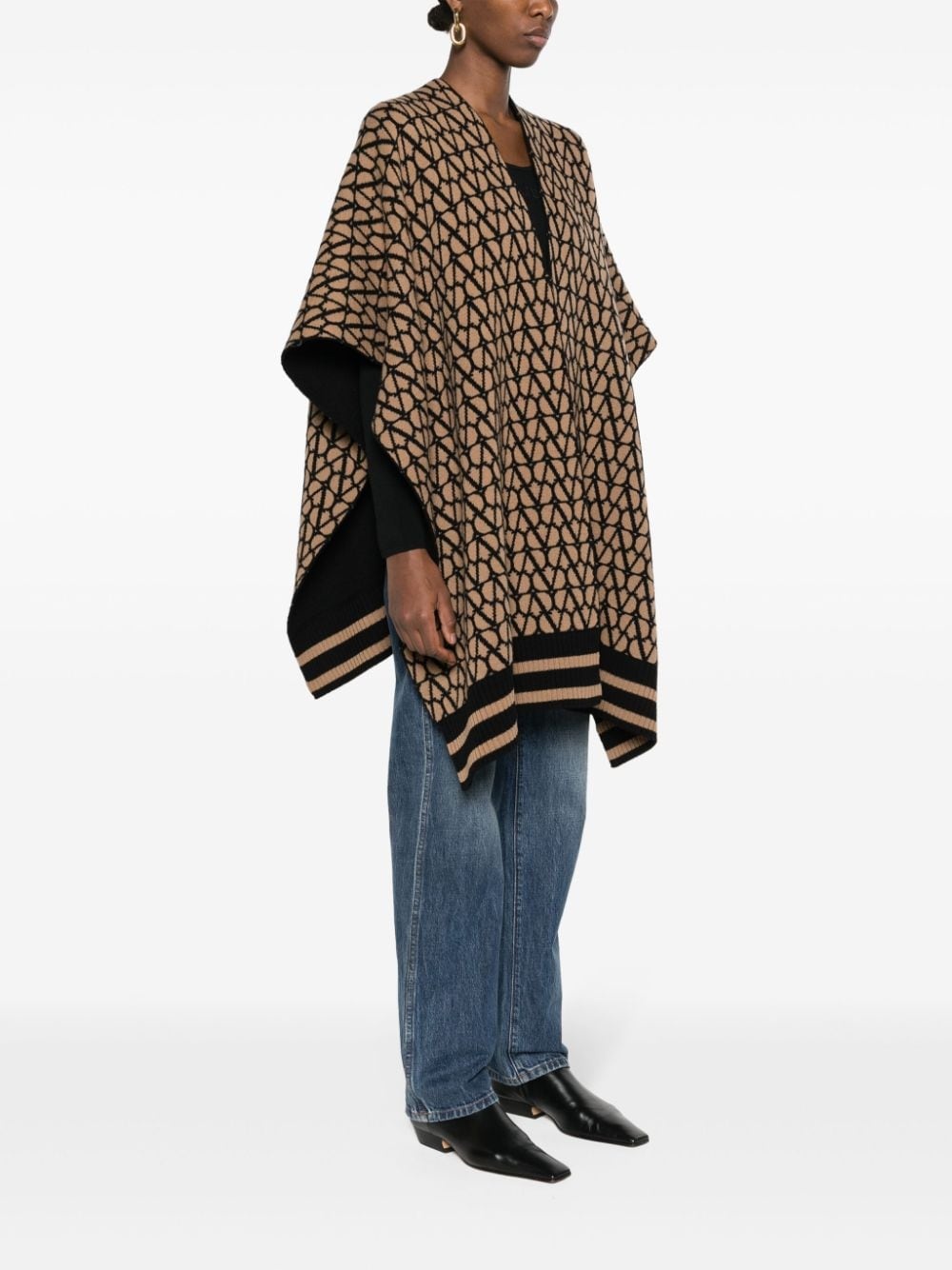 VLogo reversible poncho - 3