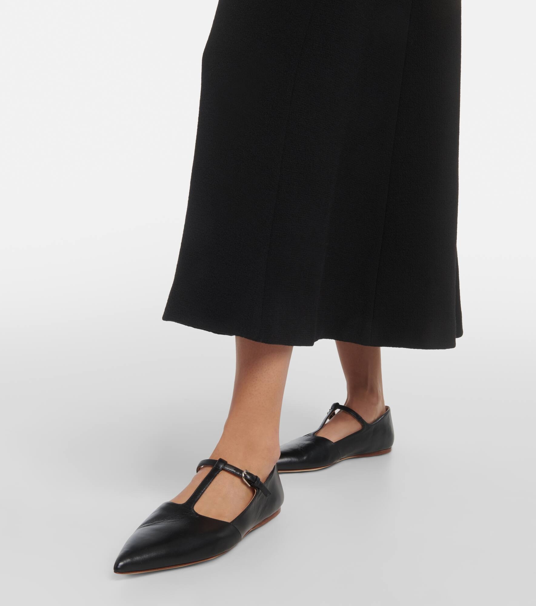 Lola leather ballet flats - 4